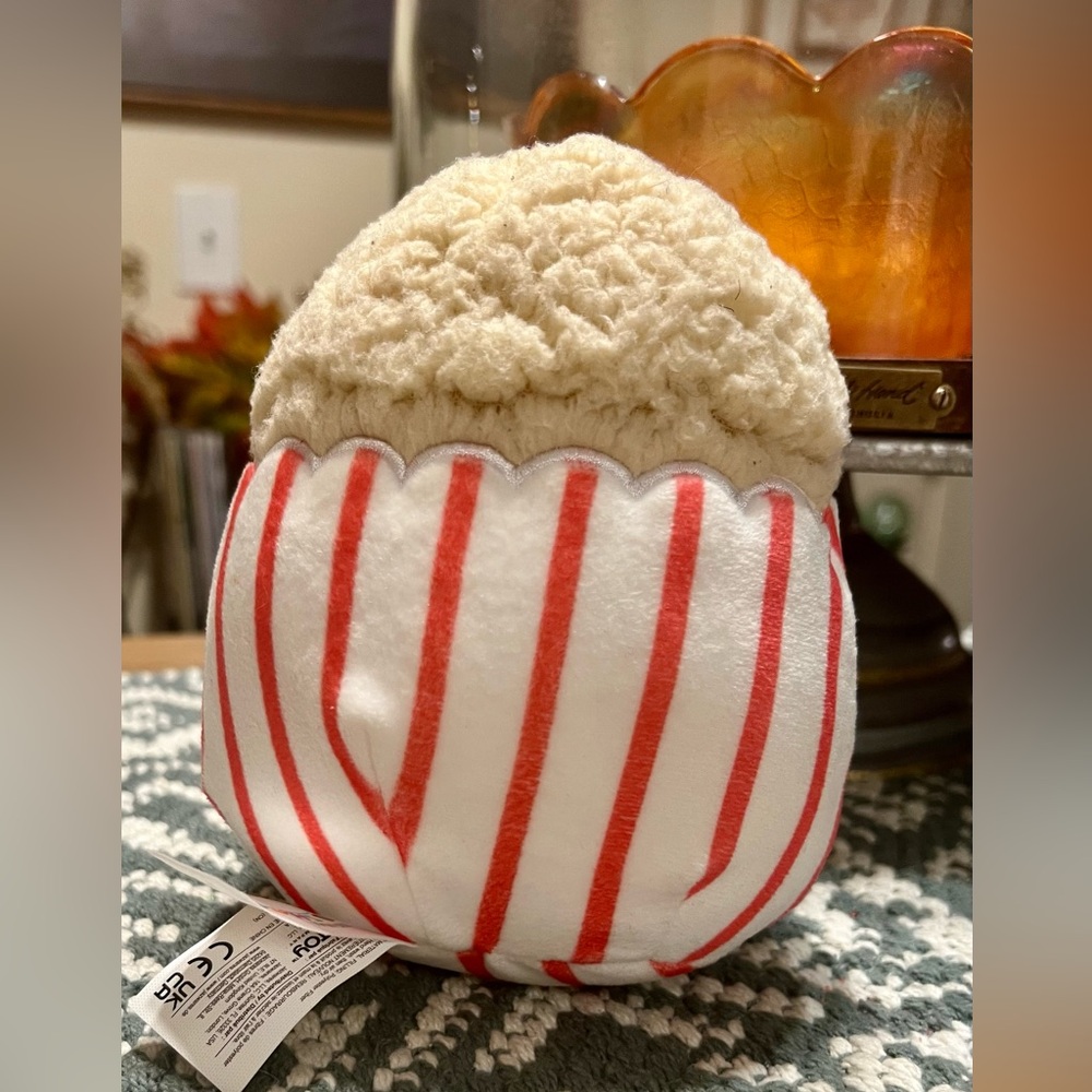 Squishmallows Holiday Popcorn Pillow - Red and White - Picture 8 of 14
